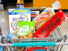 kroger matchup groceries in shopping cart