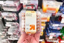 Up & Up 35-Count AAA Batteries, Only $8 at Target card image