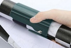 Wrapping Paper Cutter being used