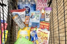 dollar tree roadtrip products in a shopping cart