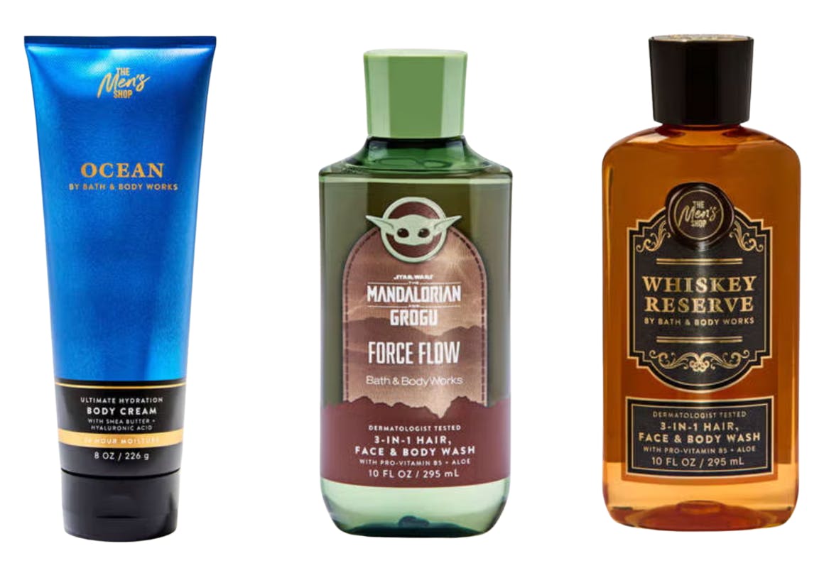 Bath & Body Works Men's Products