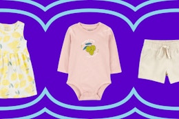Save Up to 86% on Carter's Apparel: $2 Bodysuits, $4 Dresses, and More card image