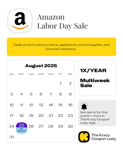 Amazon Labor Day Sale 2025 Dates 