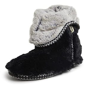 Women's Furry Foldover Boot Slipper