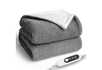 Faux Fur Heated Electric Blanket