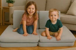 Huddle Indoor and Outdoor Kids' Modular Play Couch, Only $49.99 (Reg. $242) card image