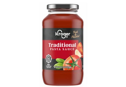 Kroger Pasta Sauce Jar