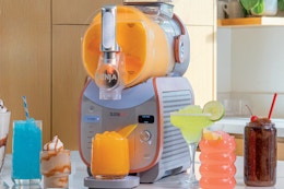 Ninja SLUSHi Max XXL Smart Frozen Drink Maker on kitchen countertop.
