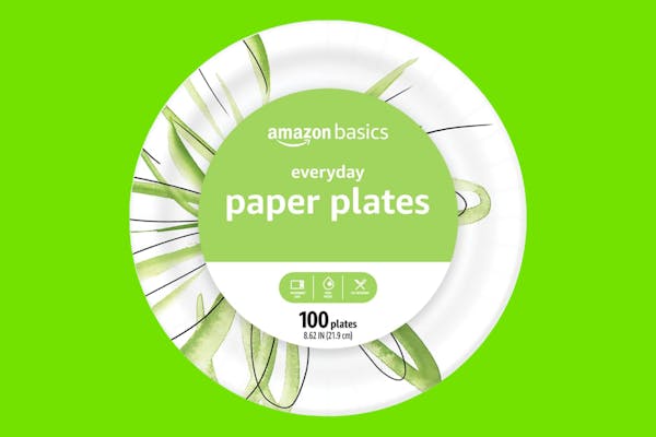 Amazon Basics 100-Count Paper Plates, as Low as $3.99 Each on Amazon 