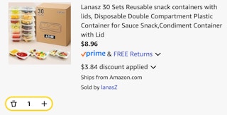 Reusable snack containers