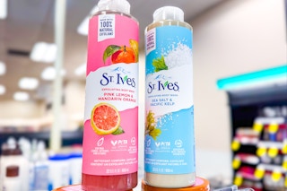 2 bottles of st ives body wash