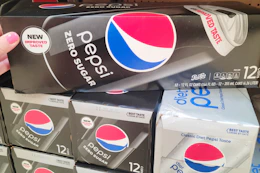 Grab a Free Pepsi Zero Sugar Soda 12-Pack at Walmart, Target, or Kroger