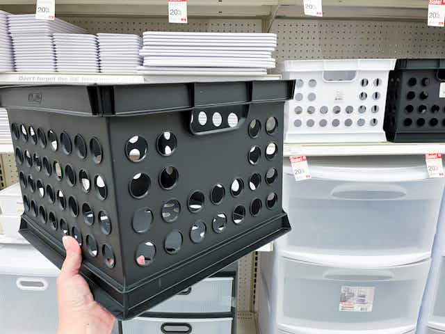 Storage Crates, Only $4.56 at Target card image