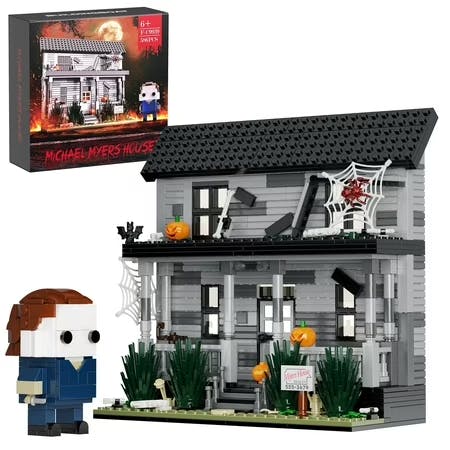 Halloween House Building Block Kit