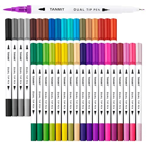 Dual-Tip Brush Pens