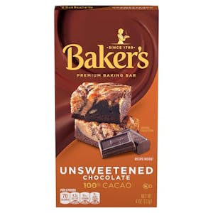 Baker's Unsweetened Chocolate Bar