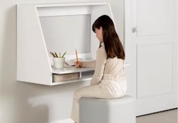 Floating Desk, Now $55 at The Home Depot — Over 60% Off (Reg. $140) card image