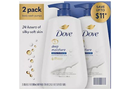 Dove Body Wash 2-Pack