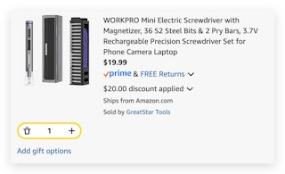 Mini Electric Screwdriver