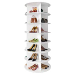 Rotating Shoe Rack Tower