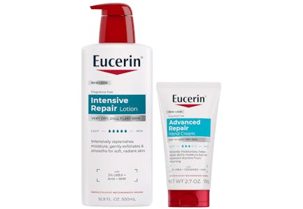 2 Eucerin Lotions