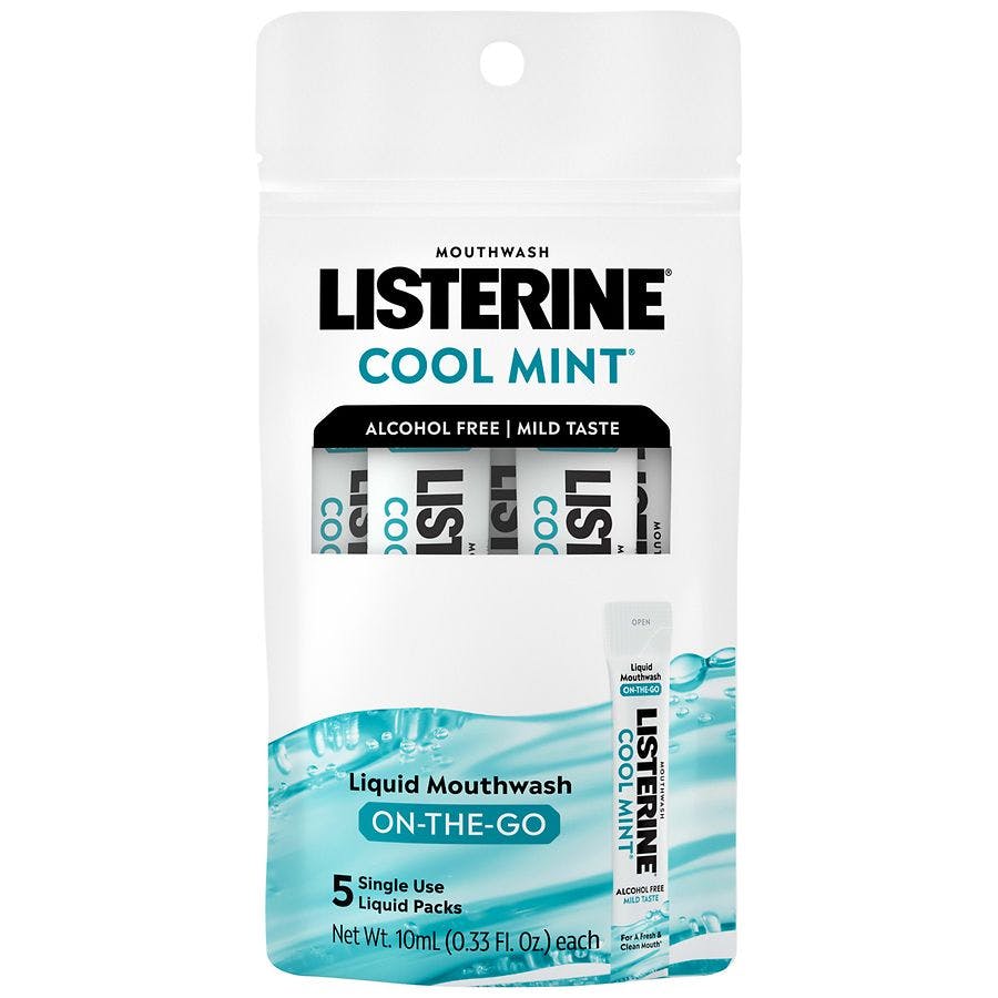 2 Listerine Mouthwash Packet Packs