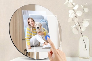 B0DHHFQQ1Z Digital Mirror Picture Frame