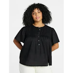 Terra & Sky Women's Pleated Top