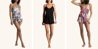 walmart secret treasures knotted cami top and shorts pajama set 2022 1664553718 1664553719