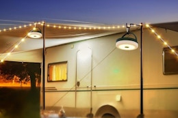 Outdoor Retractable Camping Lights String, 33FT B0DSQYJKVF