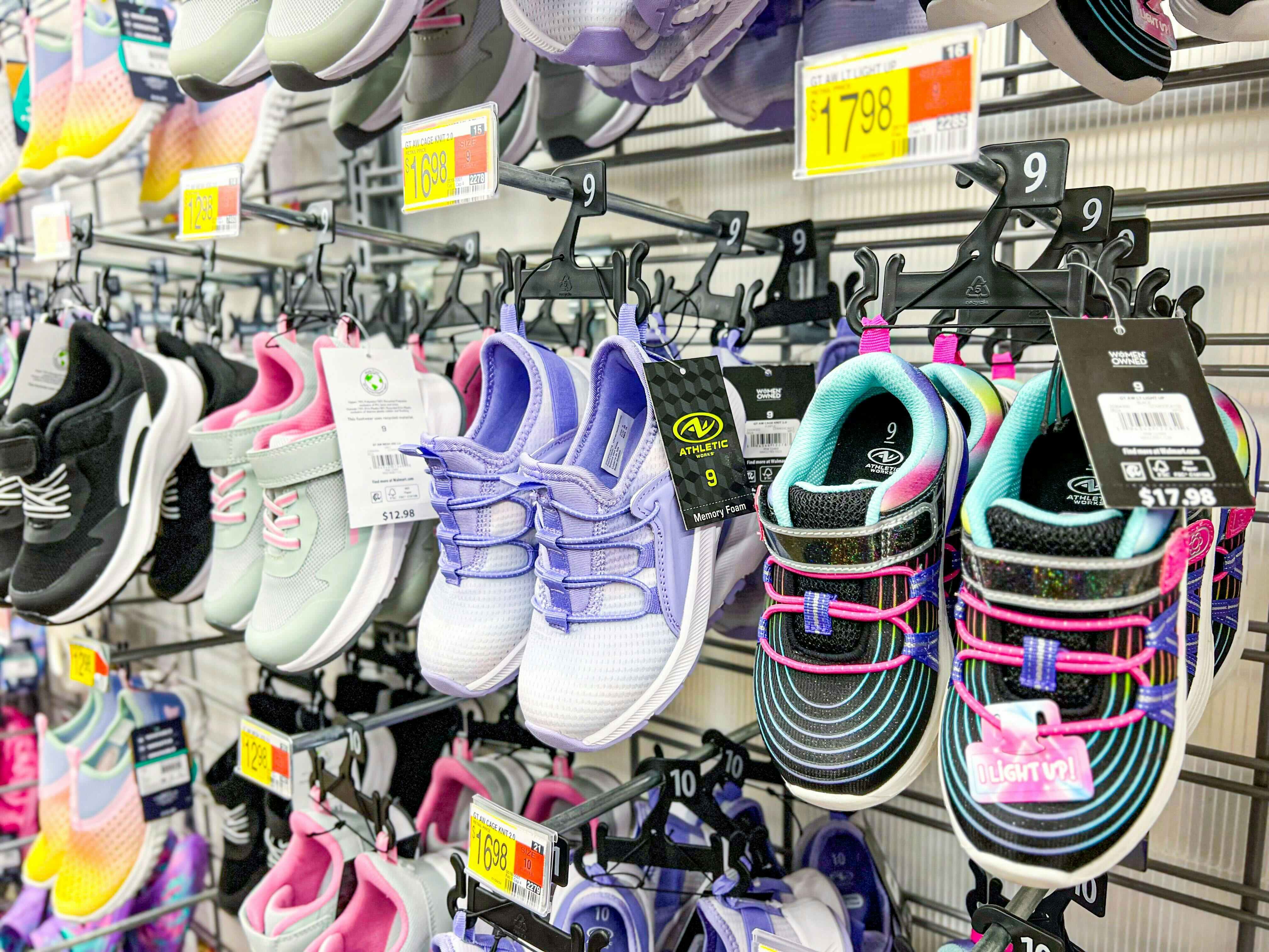 Kids' Sneakers Clearance, Only $10 at Walmart: Pokemon, Avia, and Justice