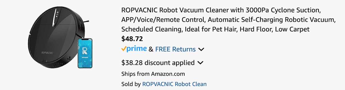 Amazon Robot Vacuum Cleaner 2025 3