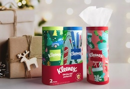 kleenex holiday canisters