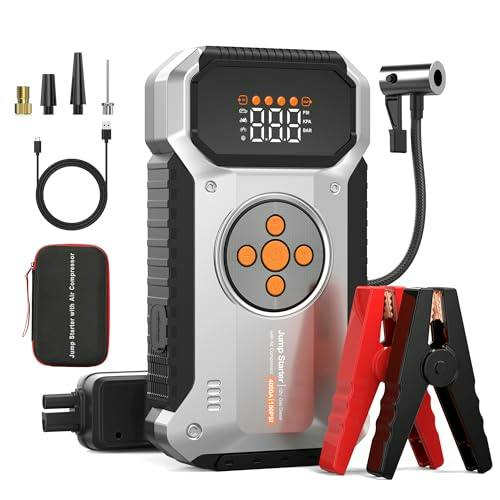 Car Jump Starter with Air Compressor