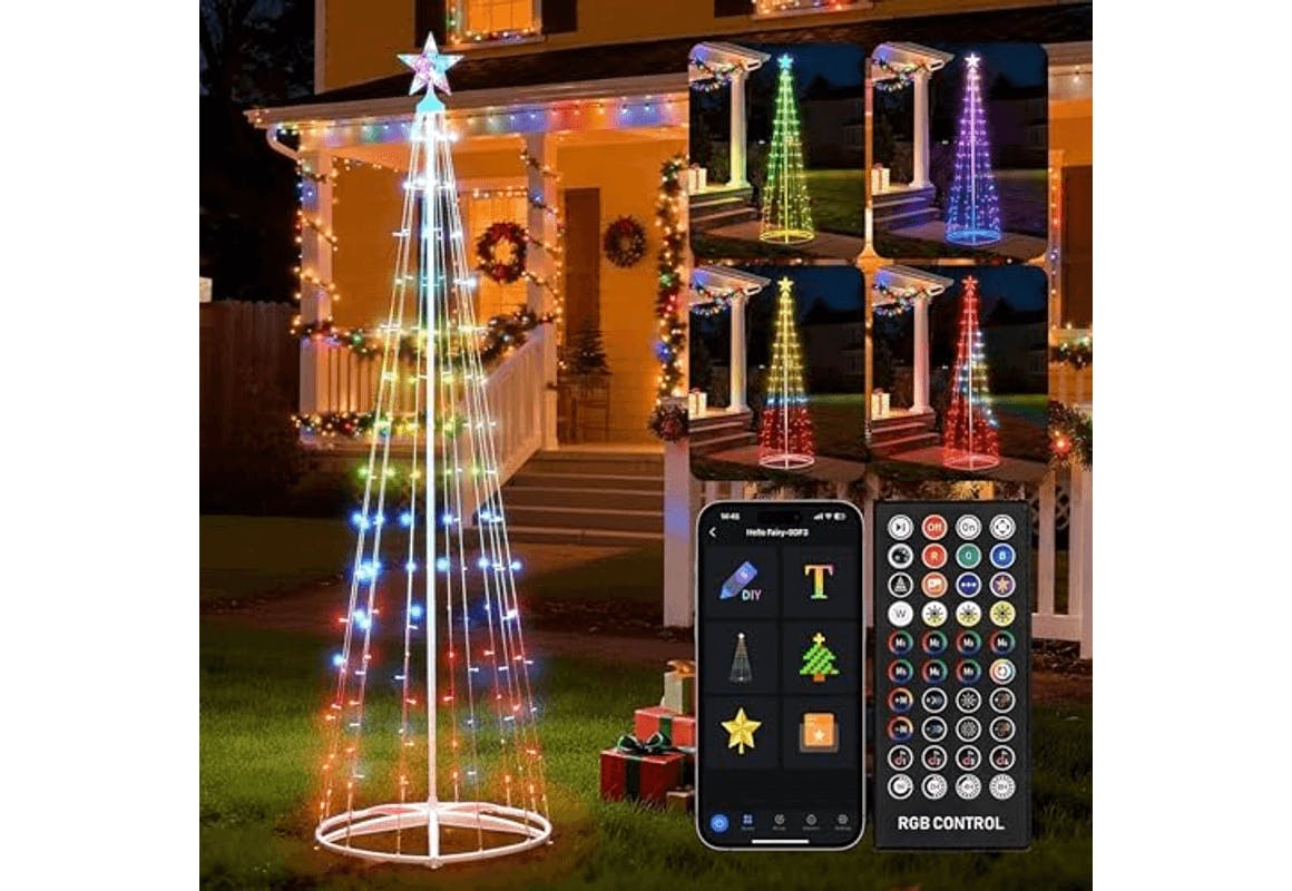 Smart LED Christmas Cone Tree