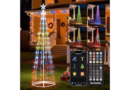 Smart LED Christmas Cone Tree