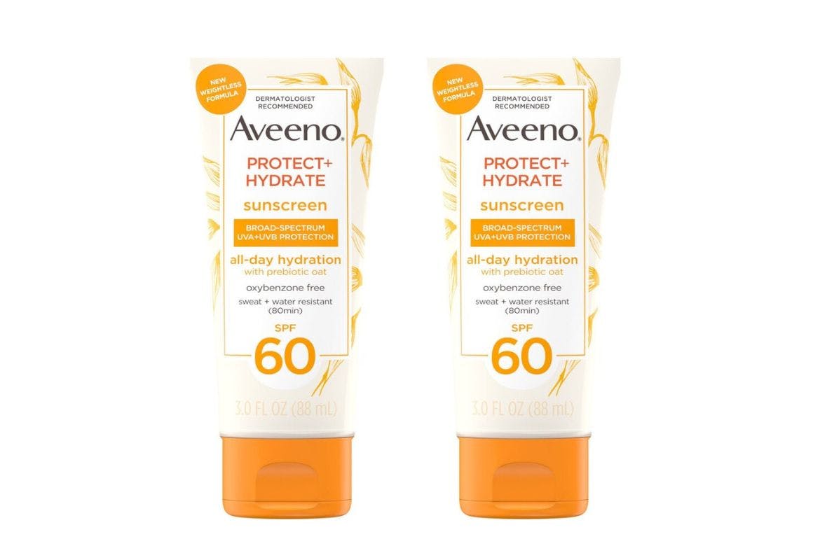 2 Aveeno Sunscreen Lotions