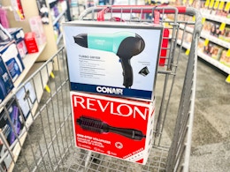conair and revlon hair tools in cvs cart