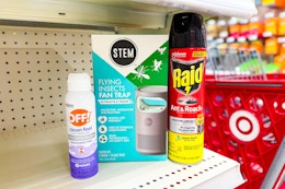 Save Up to $10 on Raid, STEM, and OFF! at Kroger and Target card image