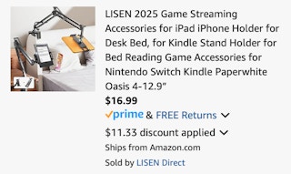Amazon iPad and Kindle Holder 2025