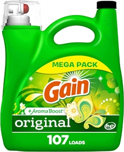 4 Jumbo Gain Laundry Detergents