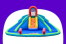 Stock image of the Costway Inflatable Bounce House Pool