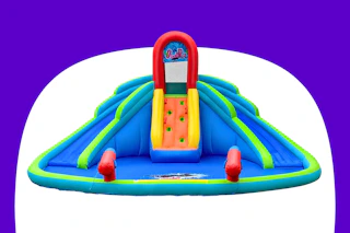 Stock image of the Costway Inflatable Bounce House Pool