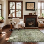 Machine Washable Throw Rug