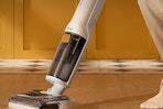 a vacuum mop on a hard floor