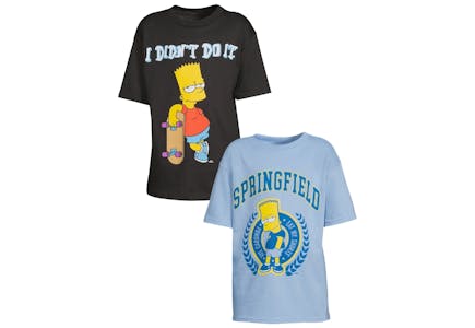 The Simpson's Kids' T-shirt Pack