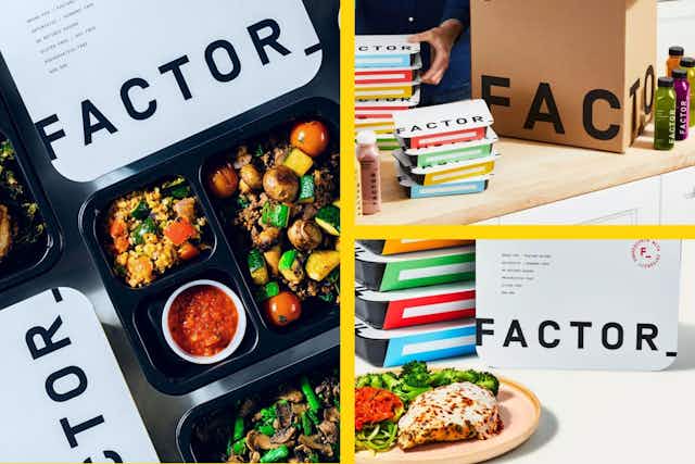 Get Your First Box of Factor's Fully Made Meals for 50% Off  card image