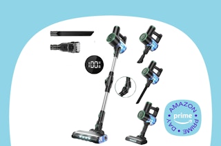 a cordless vacuum and attachments