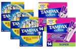 5 Tampax Tampon Boxes