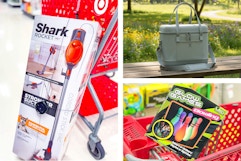 Shark Rocket vacuum, Hydroflask coolers, and Glow Games bowling